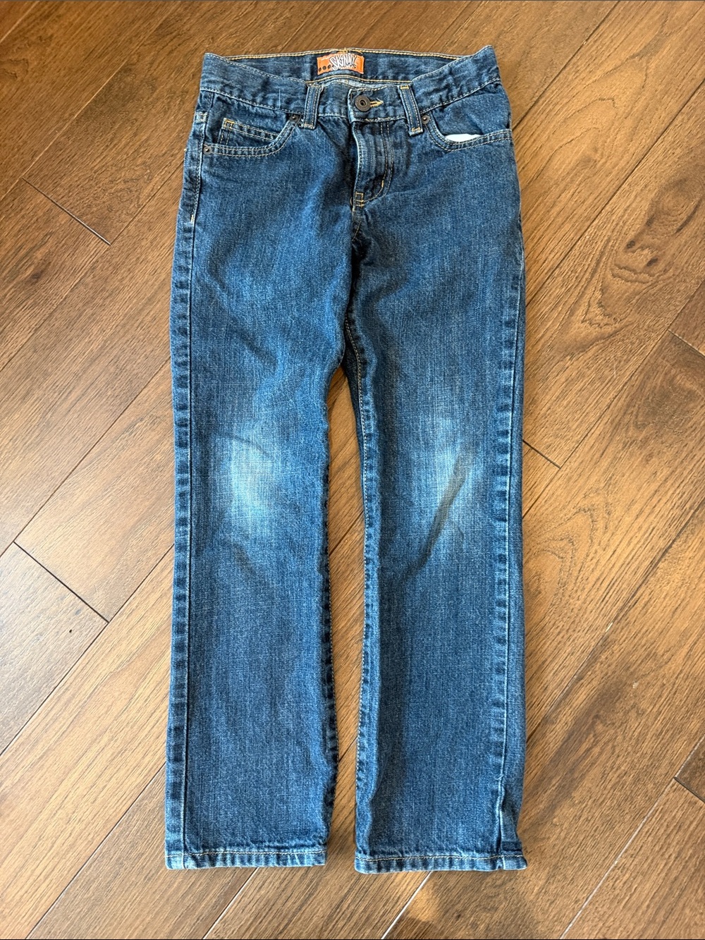 Old Navy Boys Skinny Dark Blue Straight Jeans Size 8 - C26-055